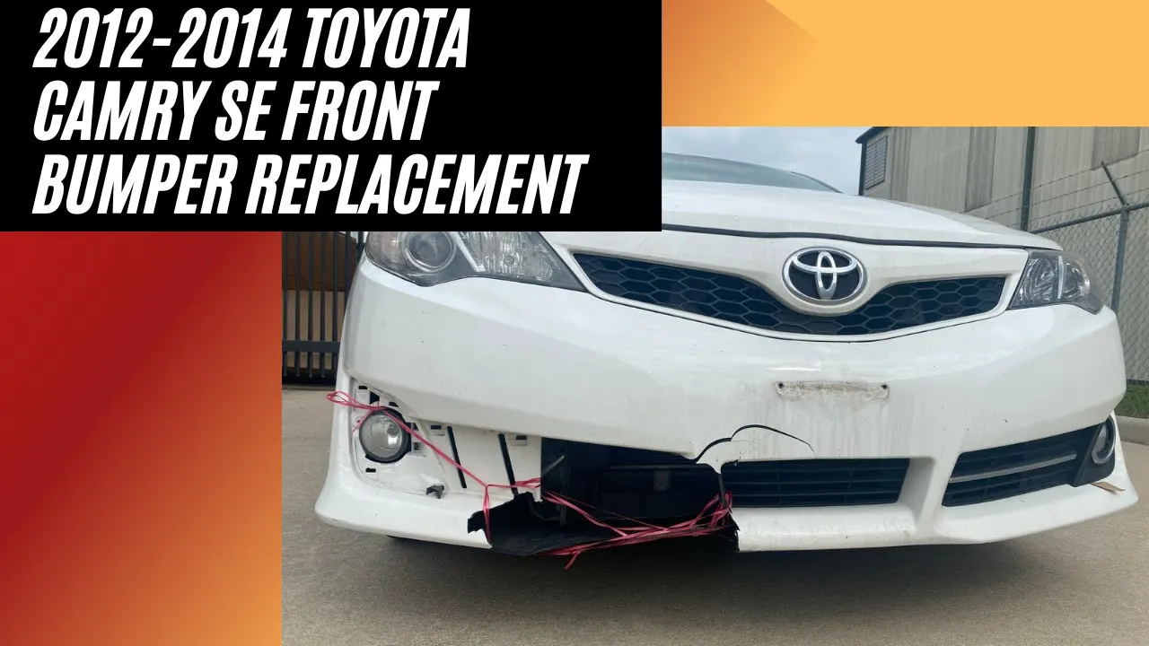 2012-2014 Toyota Camry : Front Bumper Painted
