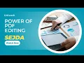 Unleash the Power of PDF Editing with Sejda Your Ultimate Productivity Tool