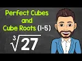 Perfect Cubes and Cube Roots 1-5 Math with Mr J
