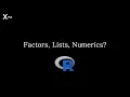 Data types in R
