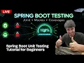 Spring Boot Unit Testing Tutorial for Beginners JUnit Mockito Code Coverage