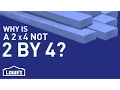 Why is a 2x4 Not 2 by 4 DIY Basics