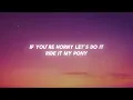 Ginuwine - Pony (Lyrics)