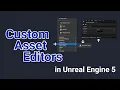 How to Extend the Content Browser with Custom Assets Categories and Editors in Unreal Engine 5