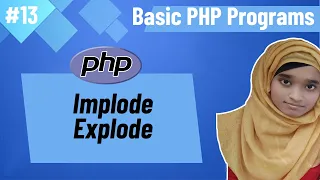 Basic PHP Programs Bangla Part-13 PHP Implode Explode