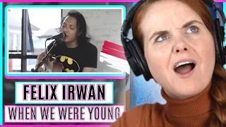 Download Vocal Coach reacts to Felix Irwan - When We Were Young  (Adele Cover) MP3