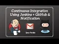 Jenkins continuous integration with GitHub Enable Notification Java Techie