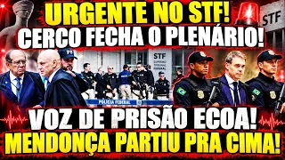 BOMBA NESSE DOMINGO! CERCO FECHA O STF! VOZ DE PRISÃO A MORAES! MENDONÇA FOI CORAJOSO