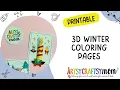 How to make 3D coloring pages
