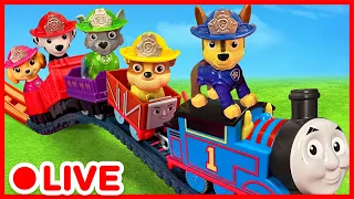 PAW PATROL Toys & their Vehicles on BIG Rescue Adventure for Kids! 🚧 Toy Cars Cartoon | Kidibli