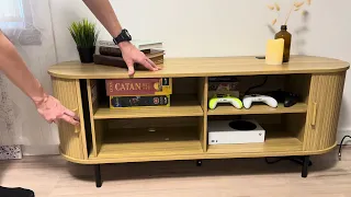 55 TV Stand with Power Outlet from Amazon Review