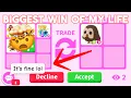 20 Minutes of Adopt me Trading BIG TRADES Growing My Inventory Adopt me Roblox 2025