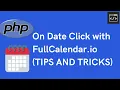 On Date Click with FullCalendar io Callback function