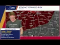 LIVE UPDATE - Strong storms possible in multiple rounds over the next couple of days