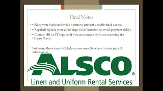 How to Access Alsco Pay Stubs W2s Online