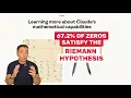 67 2 of zeros satisfy the Riemann Hypothesis Claude proves