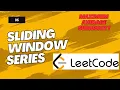 06 Maximum Average Subarray I LeetCode - 643 Sliding Window Series