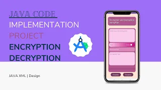 Encryption and decryption application Project JAVA code implementation part 2 android studio