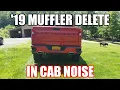 2019 silverado muffler delete in cab