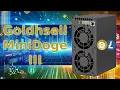 Mini Doge III Setup Review How Much You Can Make Mining with the Goldshell Mini Doge III