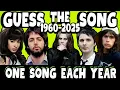 Download Lagu Guess The Song | 1960-2025 | One Song Each Year | Music Quiz