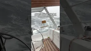 Yeehaw. Full episode coming this Sunday 🎥 #sailing #bigwaves #offshore