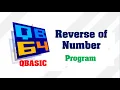 Reverse The Number QBasic Reverse The Number Make Easy