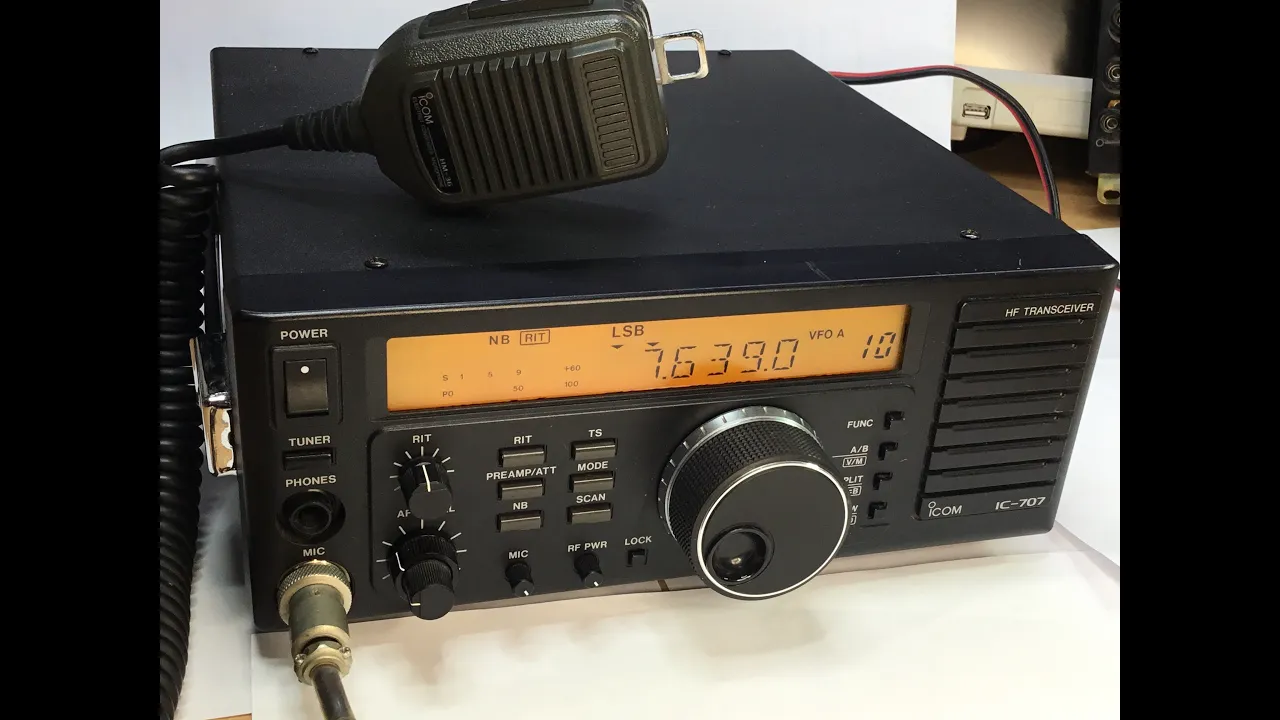 ICOM707 & YAESU FC757 ATU SPEC TEST, STRIP DOWN, WALK & TALK, & LIVE ON AIR TEST.