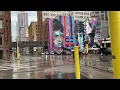 Heavy Rain Falling Downtown Minneapolis Relaxing Rain Walk April 17 2025