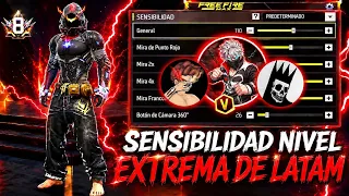 ¡LA MEJOR SENSIBILIDAD 2026👺PARA PEGAR TODO ROJO! DE LOS MEJORES JUGADORES DE LATAM!