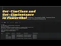 Get-CimClass and Get-CimInstance in PowerShell