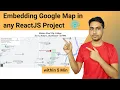 Embedding Google Map in ReactJS Project