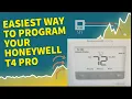 How to Program Honeywell T4 Pro Thermostat