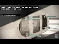 Freestanding bathtub installation by SEGEA