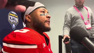 Ohio State s Xavier Johnson gets emotional after final game in the Cotton Bowl