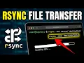 How to transfer files using rsync - Step By Step