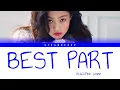 Lagu JENNIE (BLACKPINK) - Best Part (Color Coded Lyrics)