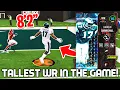 This 8 FOOT GIANT WR Broke Madden Tallest Receiver in History Madden 23