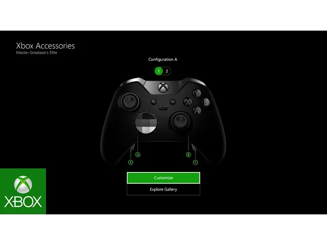 Xbox Elite Wireless Controller – Customization with the Xbox Accessories App