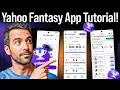 How to Use Yahoo Fantasy Football App Tutorial For Beginners