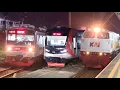 Download Lagu RAMAINYA KERETA API MALAM DI STASIUN TERSIBUK KOTA DEPOK : Ada Lokomotif CC 206, KRL China, JR 205 ! MP3