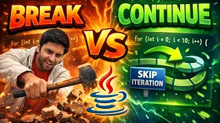 Java break continue Explained E 13