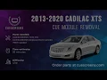 2013-2020 XTS Cadillac CUE Complete Module Removal Easy Method 20 mins