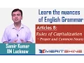 English Grammar 8 - Rules of Capitalization