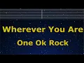 Download Lagu Karaoke♬ Wherever you are - ONE OK ROCK 【No Guide Melody】 Instrumental, Lyric Romanized