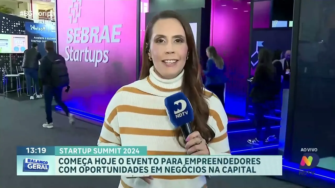 Startup Summit 2024: evento de empreendedorismo e rodadas de negócios começa nesta quarta-feira