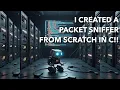 I created a network packet sniffer from scratch in C using only raw sockets