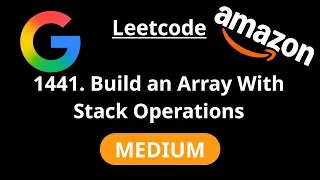 Build an Array With Stack Operations - Leetcode 1441