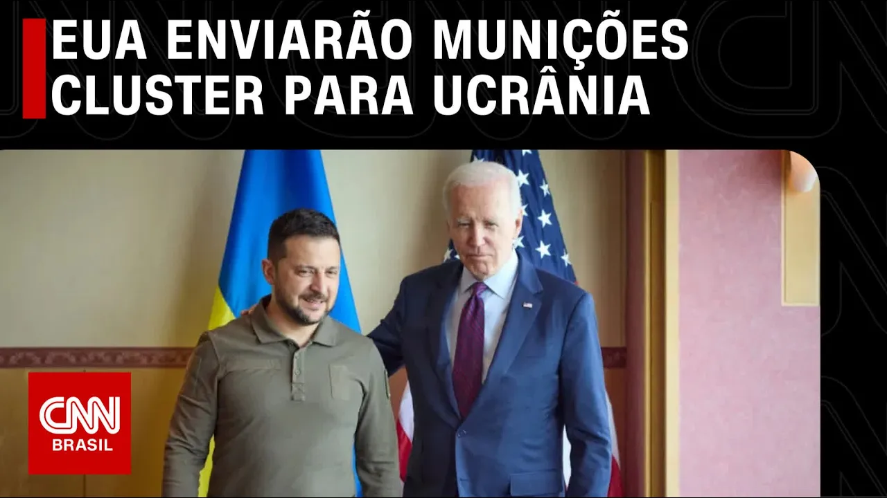 EUA enviarão munições cluster para Ucrânia | CNN 360º