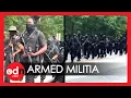 Heavily-Armed Black Militia Group Marches on Georgia s Stone Mountain Confederate Monument